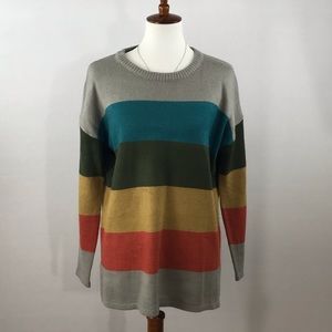 Sweet Claire Multicolor Striped Sweater